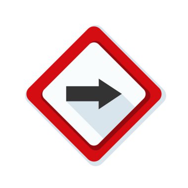 doğru yönde mesaj simgesi