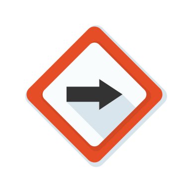 doğru yönde mesaj simgesi