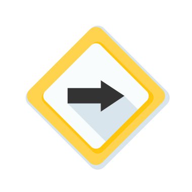 doğru yönde mesaj simgesi