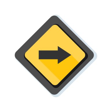 doğru yönde mesaj simgesi