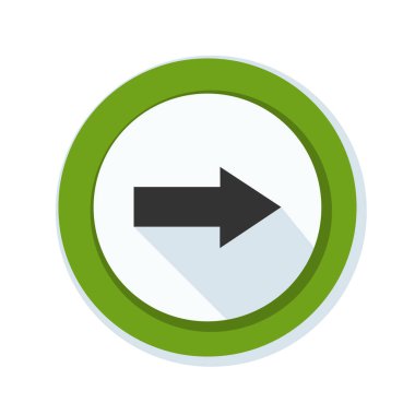 doğru yönde mesaj simgesi