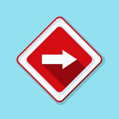 doğru yönde mesaj simgesi