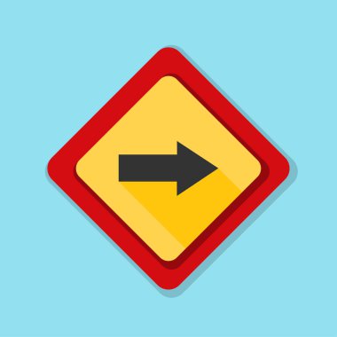 doğru yönde mesaj simgesi