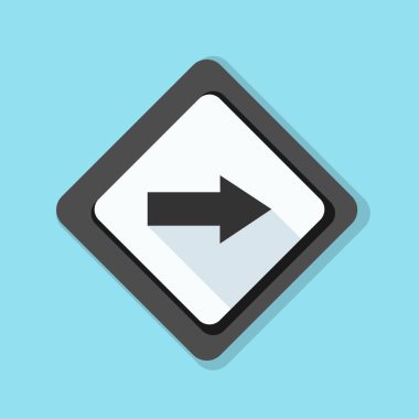 doğru yönde mesaj simgesi