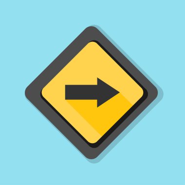 doğru yönde mesaj simgesi