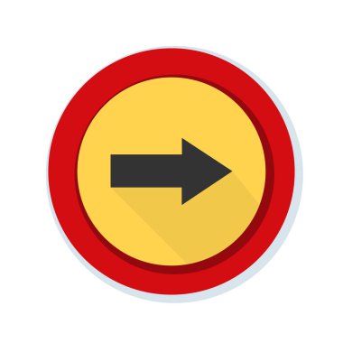 doğru yönde mesaj simgesi