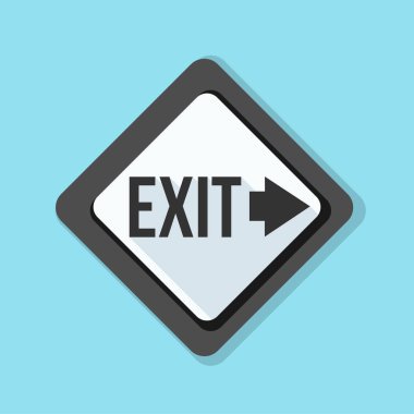 çıkış mesaj simgesi