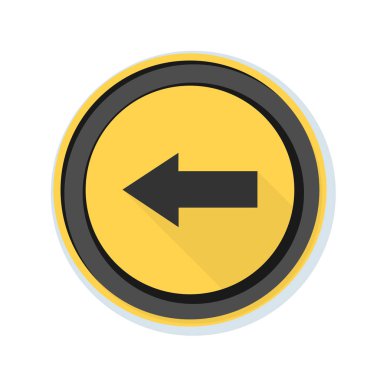 sol yön mesaj simgesi