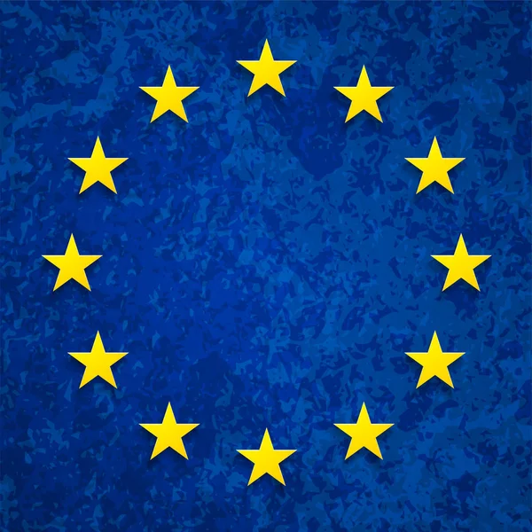 Флаг Европейского союза — стоковый вектор
