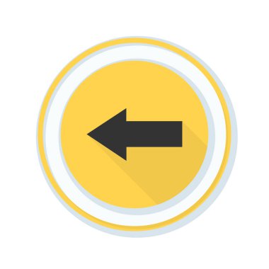 sol yön mesaj simgesi