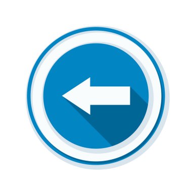 sol yön mesaj simgesi