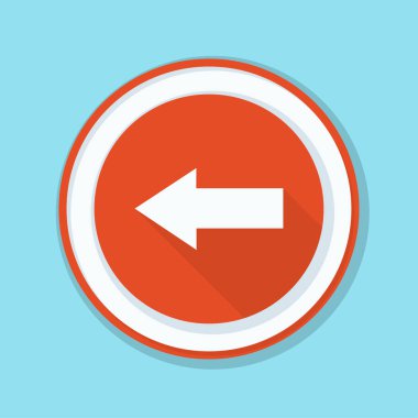 sol yön mesaj simgesi