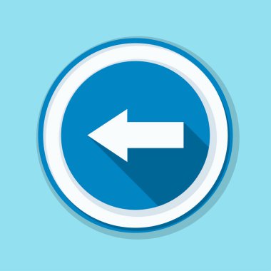 sol yön mesaj simgesi