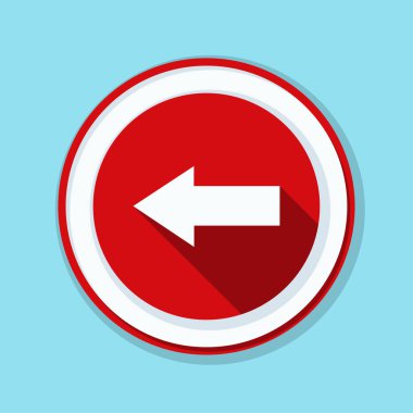 sol yön mesaj simgesi