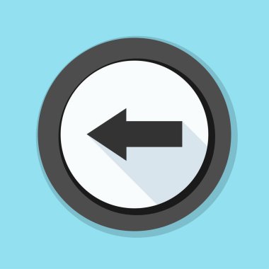 sol yön mesaj simgesi