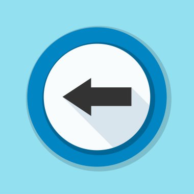 sol yön mesaj simgesi