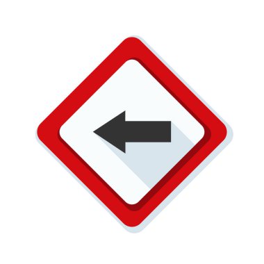 sol yön mesaj simgesi