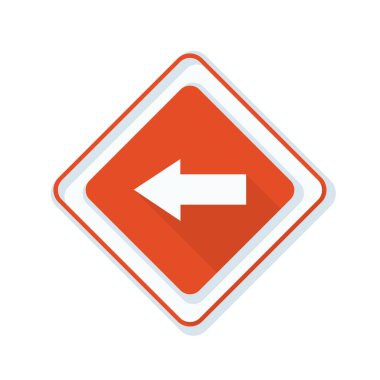 sol yön mesaj simgesi