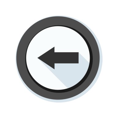 sol yön mesaj simgesi