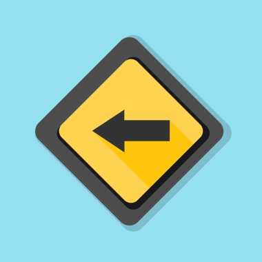 sol yön mesaj simgesi