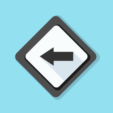 sol yön mesaj simgesi