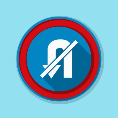 yasak u dönüş işareti simgesi