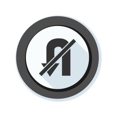 yasak u dönüş işareti simgesi