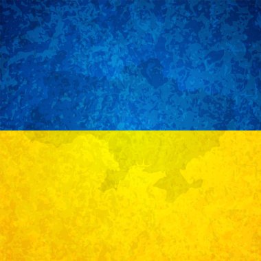 Grunge Ukrayna bayrağı