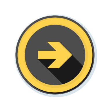 doğru yönde mesaj simgesi