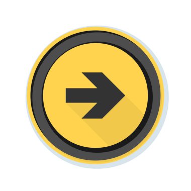 doğru yönde mesaj simgesi