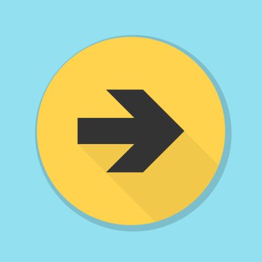 doğru yönde mesaj simgesi