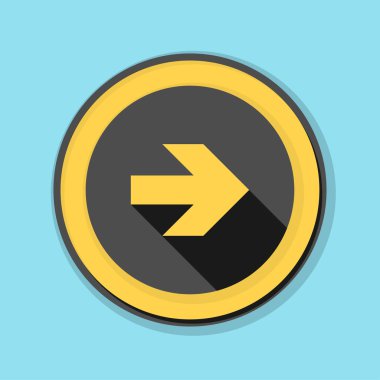 doğru yönde mesaj simgesi