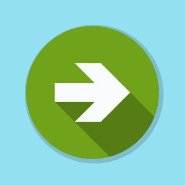 doğru yönde mesaj simgesi