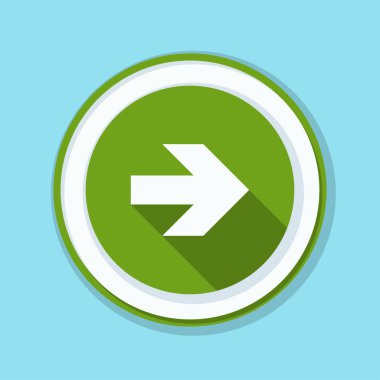 doğru yönde mesaj simgesi