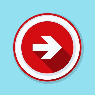 doğru yönde mesaj simgesi