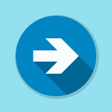 doğru yönde mesaj simgesi