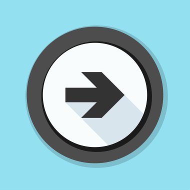 doğru yönde mesaj simgesi