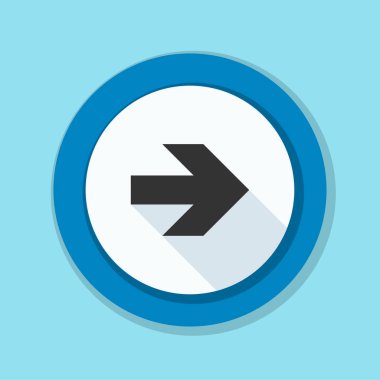 doğru yönde mesaj simgesi