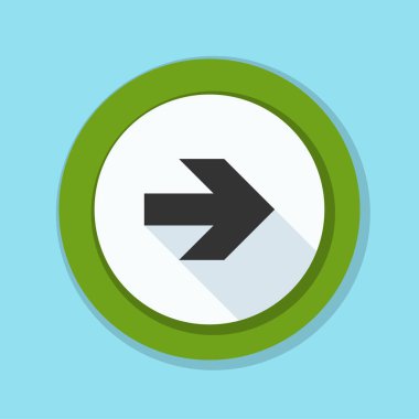 doğru yönde mesaj simgesi