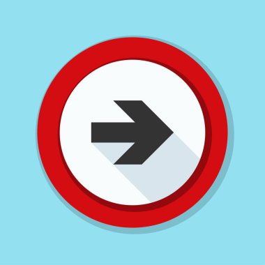 doğru yönde mesaj simgesi