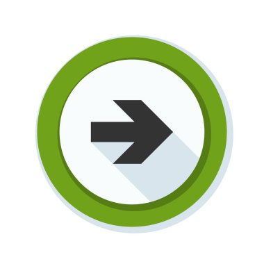 doğru yönde mesaj simgesi