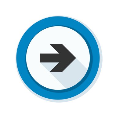 doğru yönde mesaj simgesi