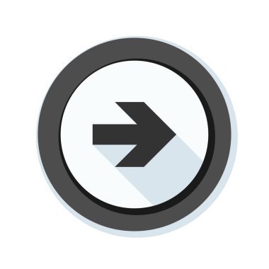 doğru yönde mesaj simgesi