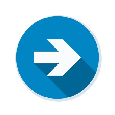 doğru yönde mesaj simgesi