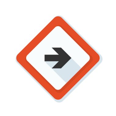 doğru yönde mesaj simgesi