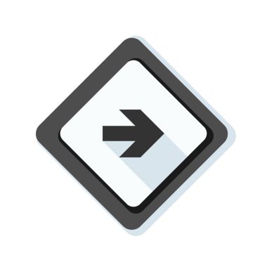 doğru yönde mesaj simgesi