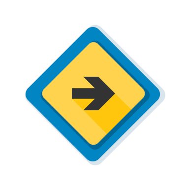 doğru yönde mesaj simgesi