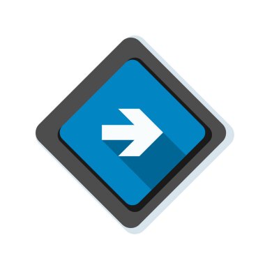 doğru yönde mesaj simgesi