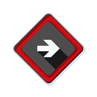 doğru yönde mesaj simgesi