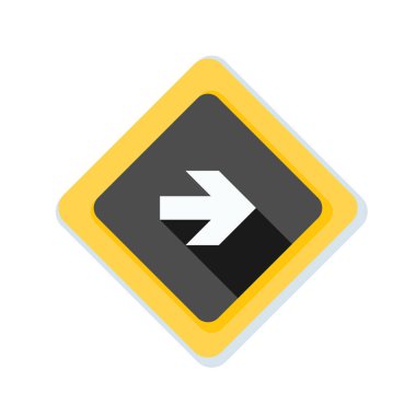 doğru yönde mesaj simgesi